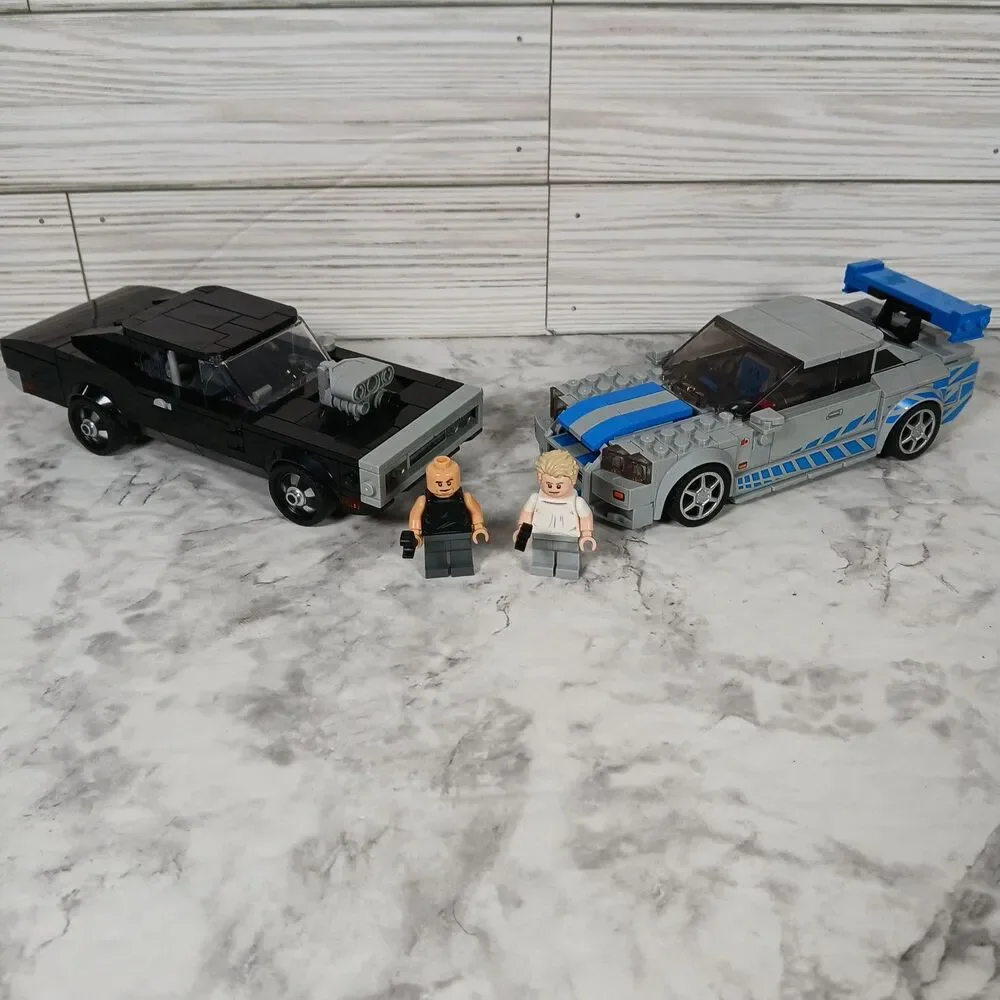 Lego Speed Champions Lot Fast & Furious 007 Koenigsegg Camaro Cars and Minifigs - Picture 2 of 5